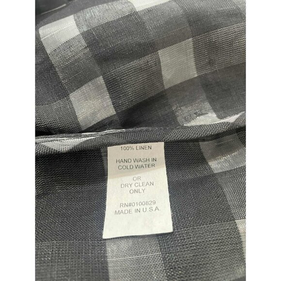 Connie Roberson Size XL Top Blouse Button Down Shirt Jacket Plaid Collared - Picture 7 of 7